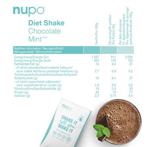 Nupo Diet Shake Chocolate Mint 10 portioner