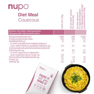 Nupo Diet Meal Couscous 10 portioner