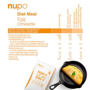 Nupo Diet Meal Egg Omelette 10 portioner