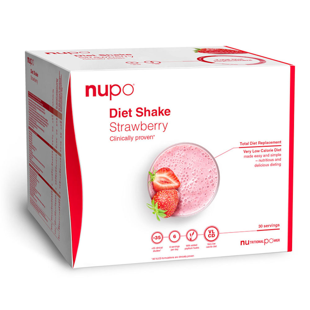 Nupo VLCD Diet Shake Value Pack Strawberry 30 portioner