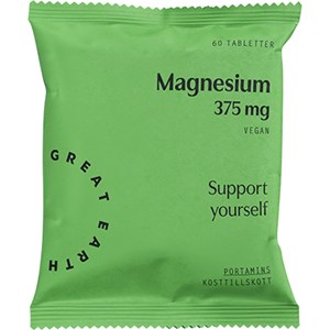 Great Earth Magnesium 375 mg refill 60 tabletter 