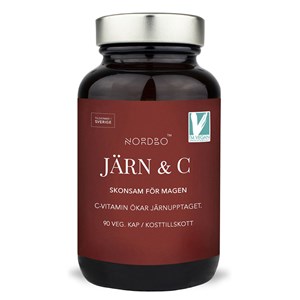 Nordbo Järn & C-vitamin 90 kapslar