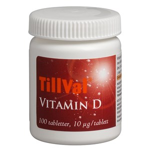TillVal Vitamin-D 100 Tabletter