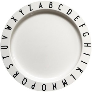 Design Letters Eat & Learn plate tritan 200ml White