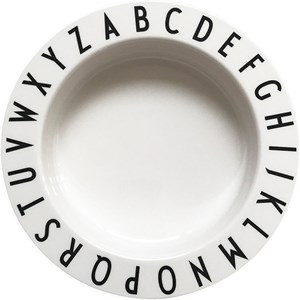 Design Letters Eat & Learn deep plate tritan 270ml White 