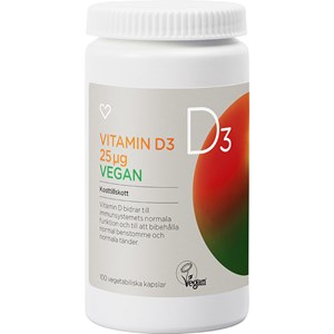Hjärtats Vitamin D3 25µg Vegan Kapsel 100 st