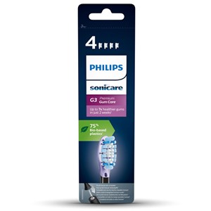 Philips HX9054/33 Premium Gum Health G3 tandborsthuvuden Black 4-pack