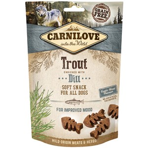 Carnilove Dog Semi Moist Snack Trout w Dill 200 g