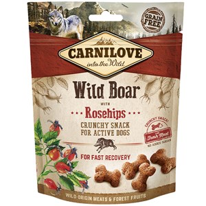Carnilove Dog Crunchy Snack Wildboar Rosehip 200 g