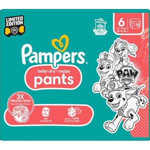 Pampers Baby-Dry Paw Patrol Edition Stl 14-19kg 138st