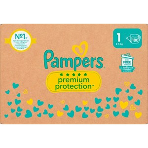 Pampers Premium Protection S1 2-5kg 180st