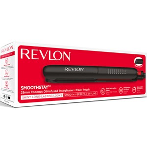 Revlon Smoothstay Coconut Oil-Infused Straightener + Travel Pouch