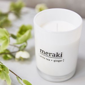 Meraki Doftljus, White Tea & Ginger 220 g