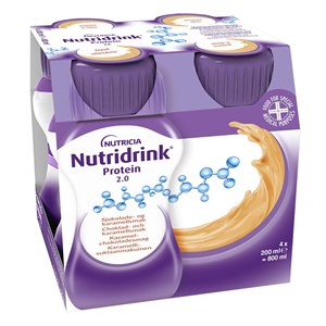 Nutridrink Protein 2.0 drickfärdigt Choklad & Karamell 4x200ml