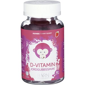 Monkids D-vitamin Barn Jordgubb 60 st