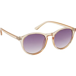 Haga Eyewear Solglasögon Brindisi Transparent Ligth Peach Gradient Purple lens