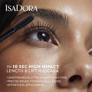 IsaDora 10 Sec High Impact Length & Lift Mascara 01 Black 9 ml