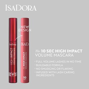IsaDora 10 sec High Impact Volume Mascara 01 Black 9 ml