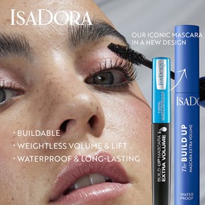IsaDora Build Up Mascara Extra Volume Waterproof 01 Black 10 ml