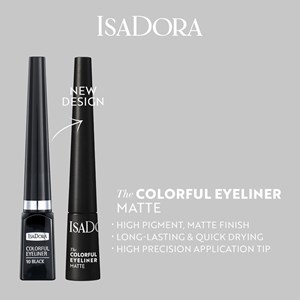 IsaDora Colorful Eyeliner 2,5 ml 10 Black 