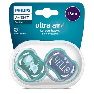 Philips Avent Ultra Air Napp 18+ månader Grön & Blå 2-pack