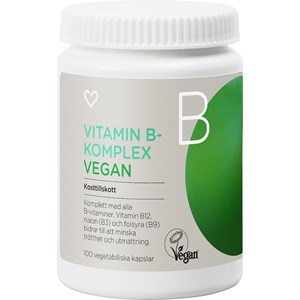 Hjärtats Vitamin B-komplex Vegan Kapsel 100 st