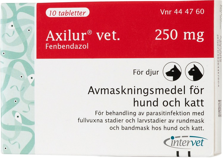 Axilur® vet. Tablett 250mg Blister, 10tabletter