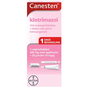 Canesten vaginaltablett och kräm 500 mg+1% 1 st