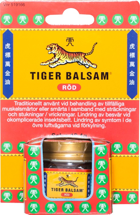 Tiger Balsam Röd Salva Burk 19,4 g
