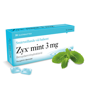 Zyx mint sugtablett 3 mg 20 st