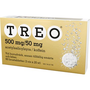 Treo brustablett 500 mg/50 mg 60 st
