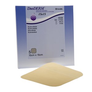 DuoDERM extra tunn hydroactive bandage 15 cm x 15 cm 5 st