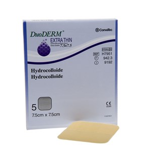 DuoDERM bandage 7,5 cm x 7,5 cm 5 st
