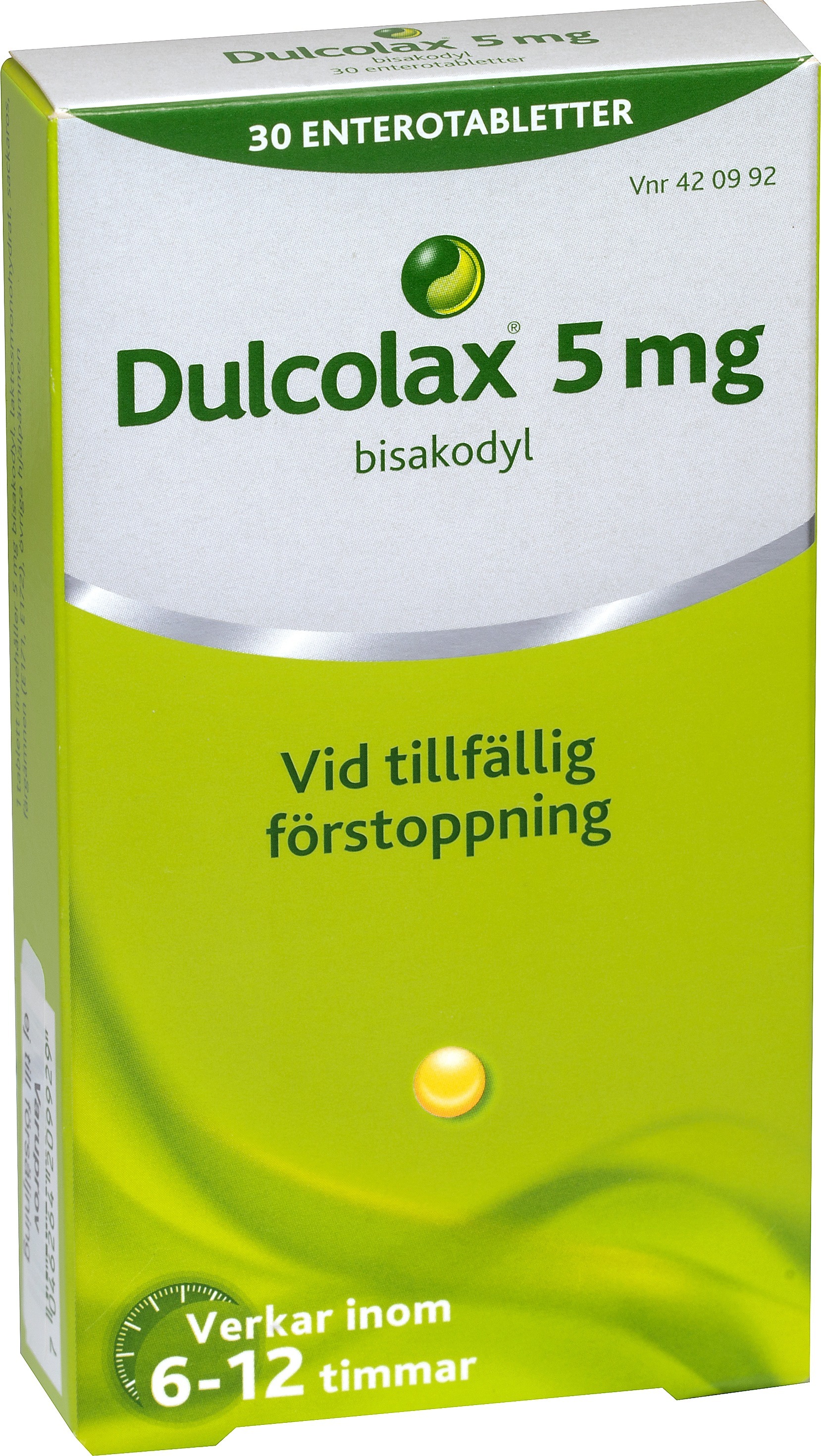 Dulcolax® Enterotablett 5mg Blister, 30tabletter