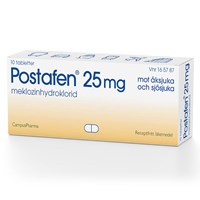 Postafen tablett 25 mg 10 - Apotek Hjärtat