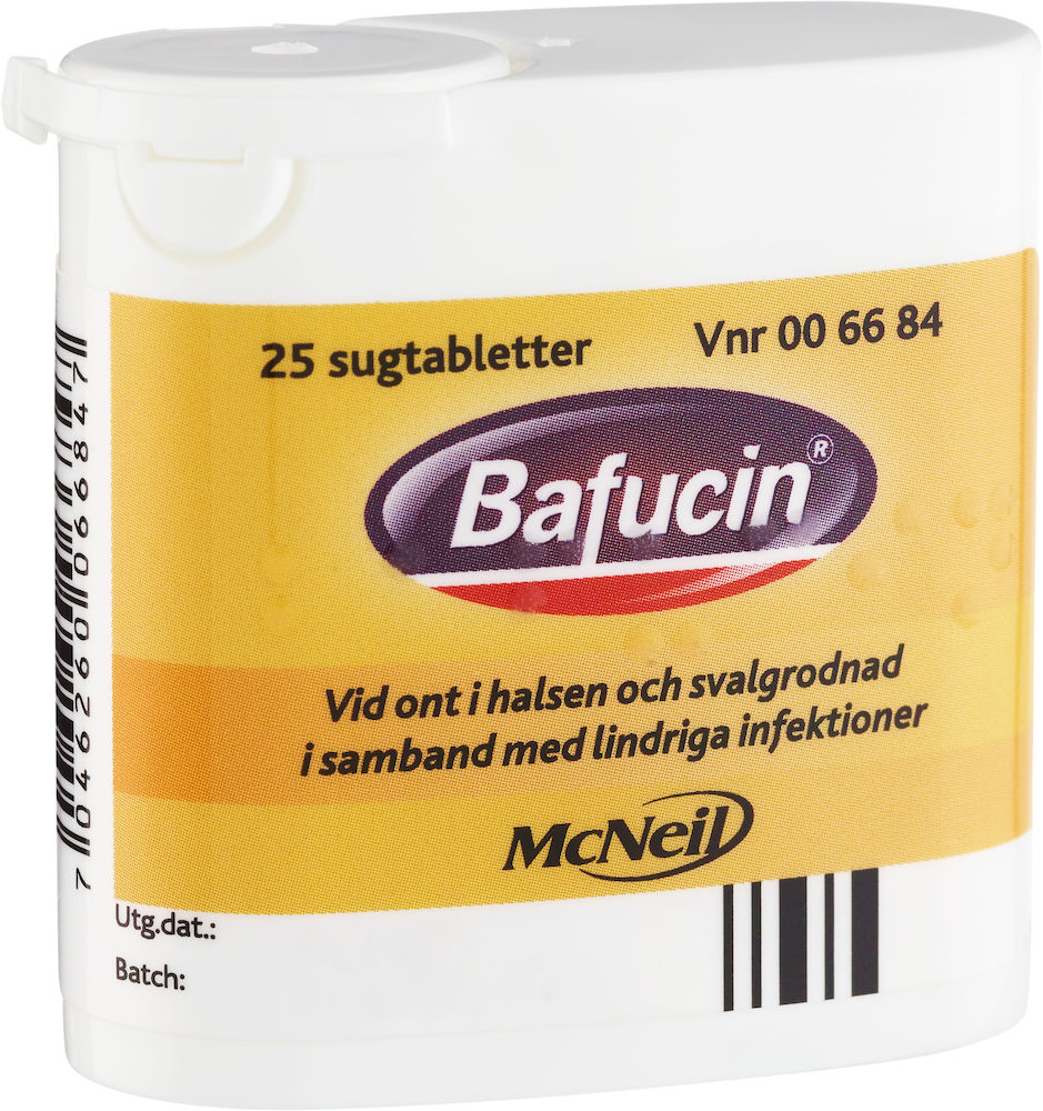 Bafucin® Sugtablett Burk, 25tabletter