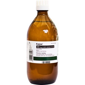 Kajos oral lösning 33 mg (0,85mmol) K+/ml 500 ml