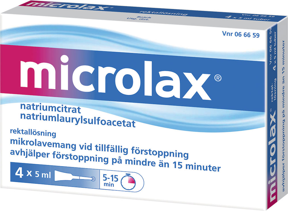 Microlax® Rektallösning Tub 4x5ml