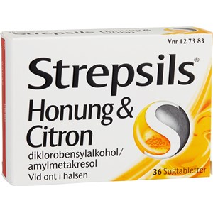 Strepsils Honung & Citron sugtablett 36 st