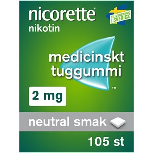 Nicorette medicinskt tuggummi 2 mg 105 st