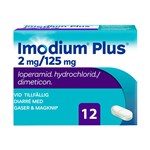 Imodium Plus tablett 2 mg/125 mg 12 st