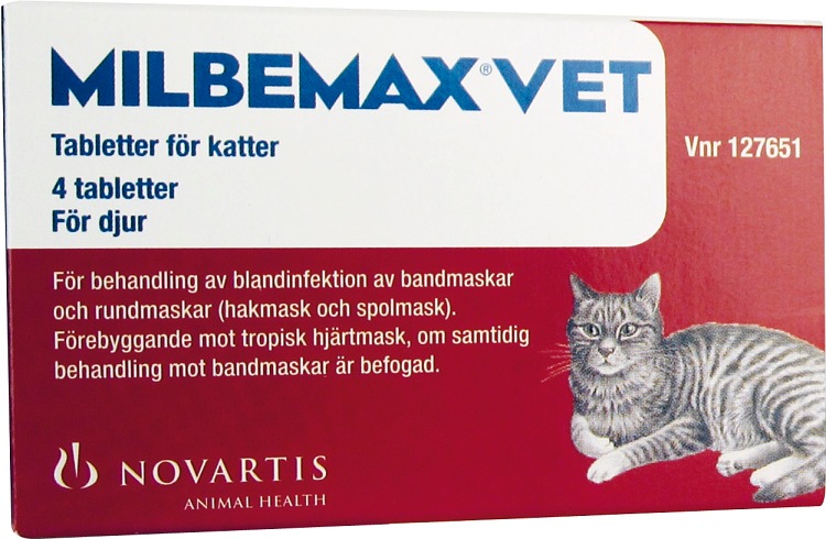 Milbemax vet. katter tablett - Apotek Hjärtat