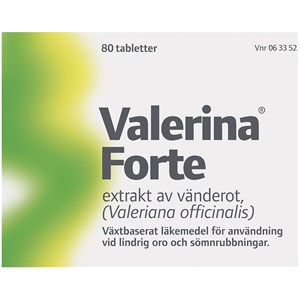 Valerina Forte Filmdragerad tablett Blister, 80tabletter