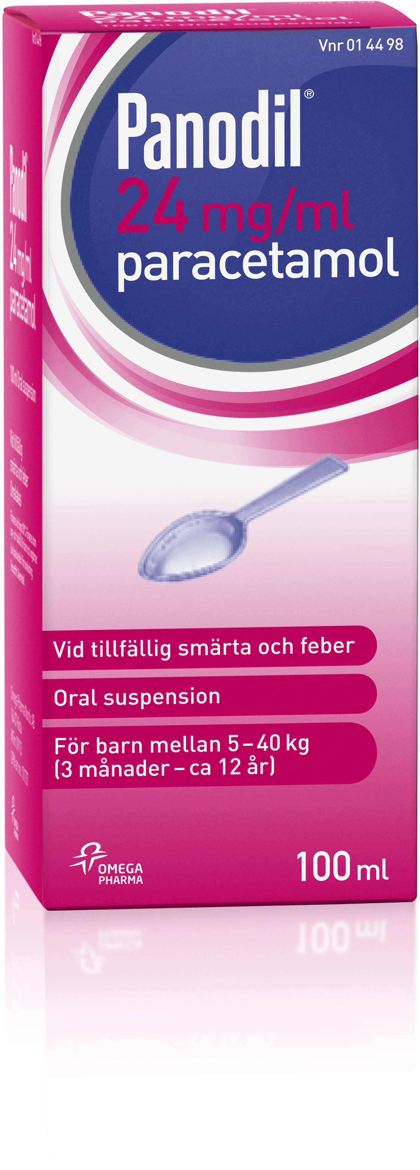 Panodil oral suspension 24 mg/ml 100 ml