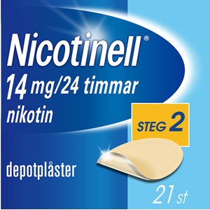 Nicotinell depotplåster 14 mg/24 timmar 21 st