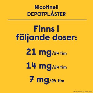 Nicotinell depotplåster 21 mg/24 timmar 21 st