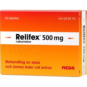 Relifex 500 mg filmdragerad tablett 30 st