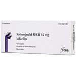 Kaliumjodid SERB Tablett 65mg Blister 10 tabletter