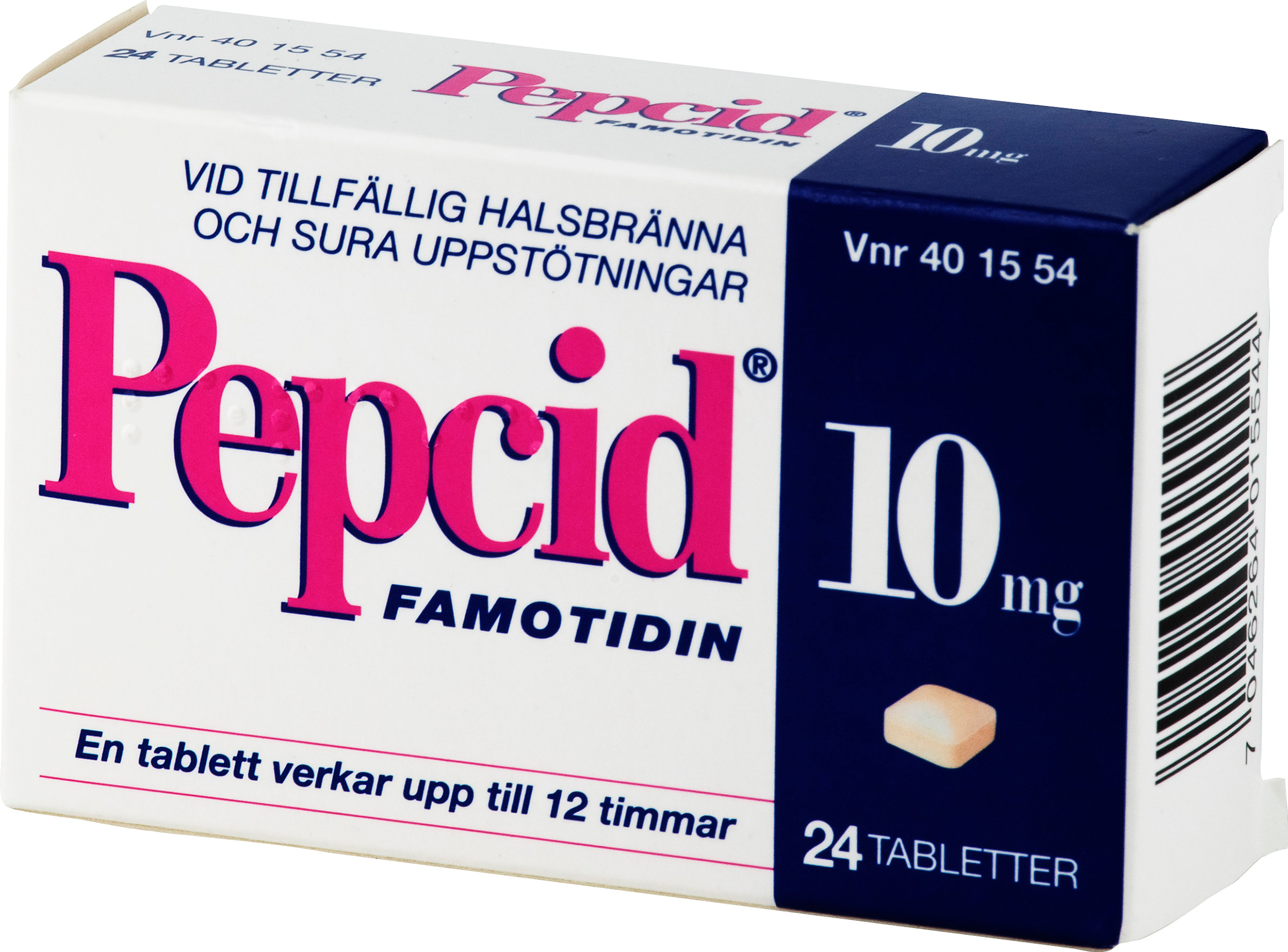 Pepcid Tablett 10mg Blister, 24tabletter