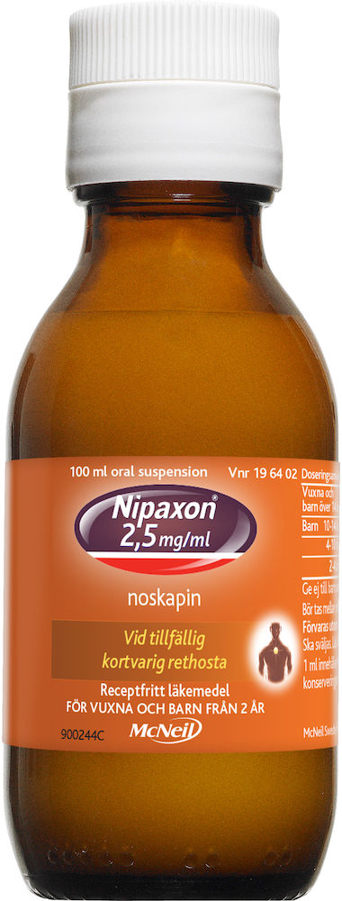 Nipaxon oral suspension 2,5 mg/ml 100 ml